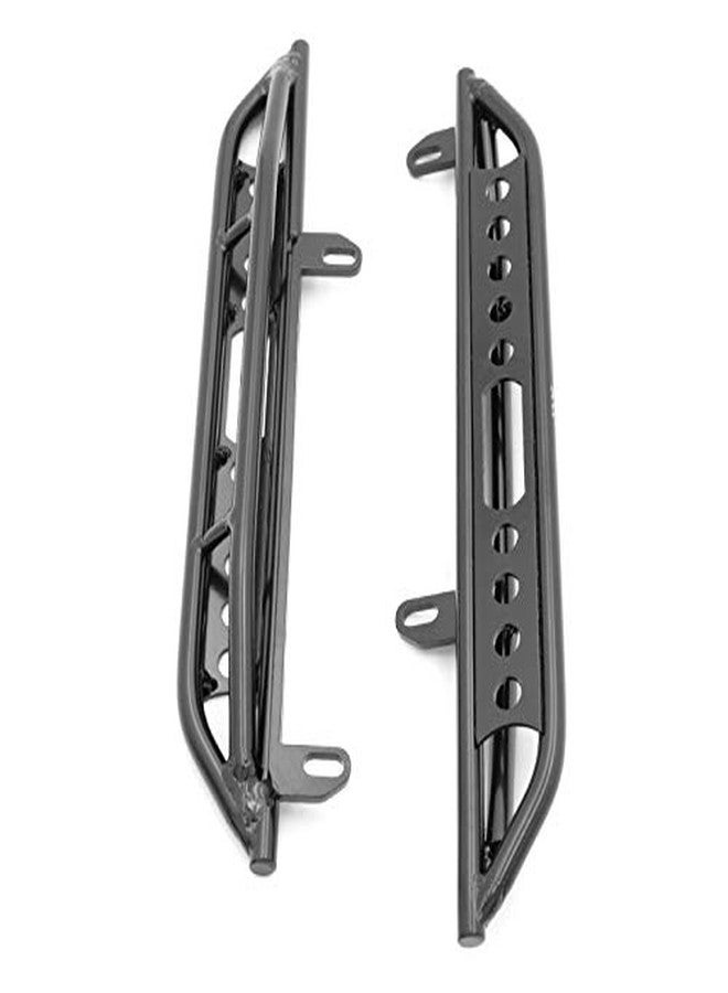 KYX Racing Side Step Running Boards Foot-Plate for 1/10 RC Crawler Car Axial SCX10 III AXI03007 SCX10.3 (Metal) - Image 2